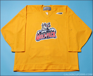 1997-2000 game worn P.J. Stock Hartford Wolf Pack jersey