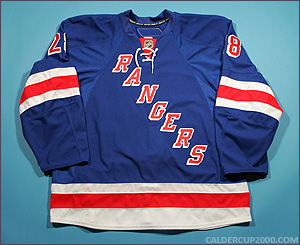 2008-2009 game worn Colton Orr New York Rangers jersey