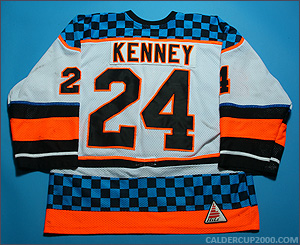 1997-1998 game worn Jay Kenney Charlotte Checkers jersey