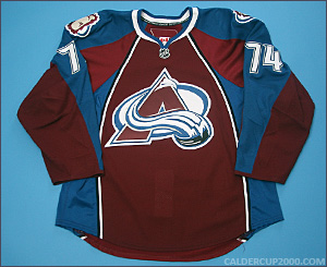 2009-2010 game worn Kelsey Tessier Colorado Avalanche jersey