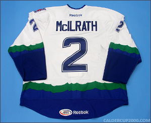 2012-2013 game worn Dylan McIlrath Connecticut Whale jersey