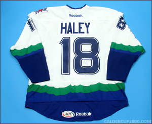 Connecticut Whale, AHL Game Used / Worn Jersey. Blake Parlett