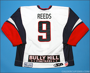 2011-2012 game worn Kyle Reeds Elmira Jackals jersey
