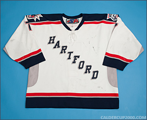 2003-2004 game worn Fedor Tyutin Hartford Wolf Pack jersey