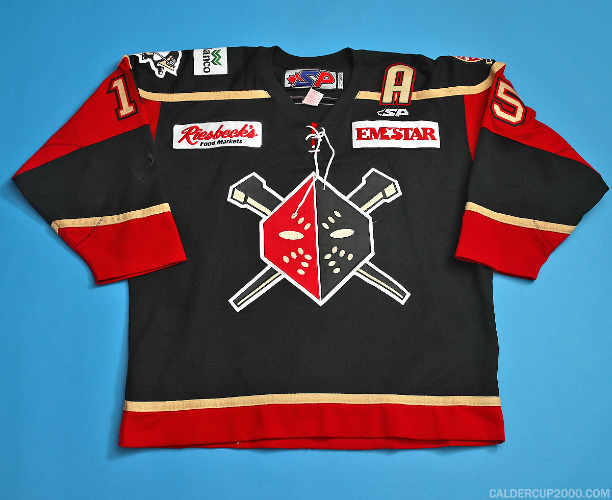 2002-03 Bobby Russell Wheeling Nailers Game Worn Jersey – ECHL