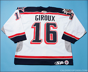 2004-2005 game worn Alexandre Giroux Hartford Wolf Pack jersey