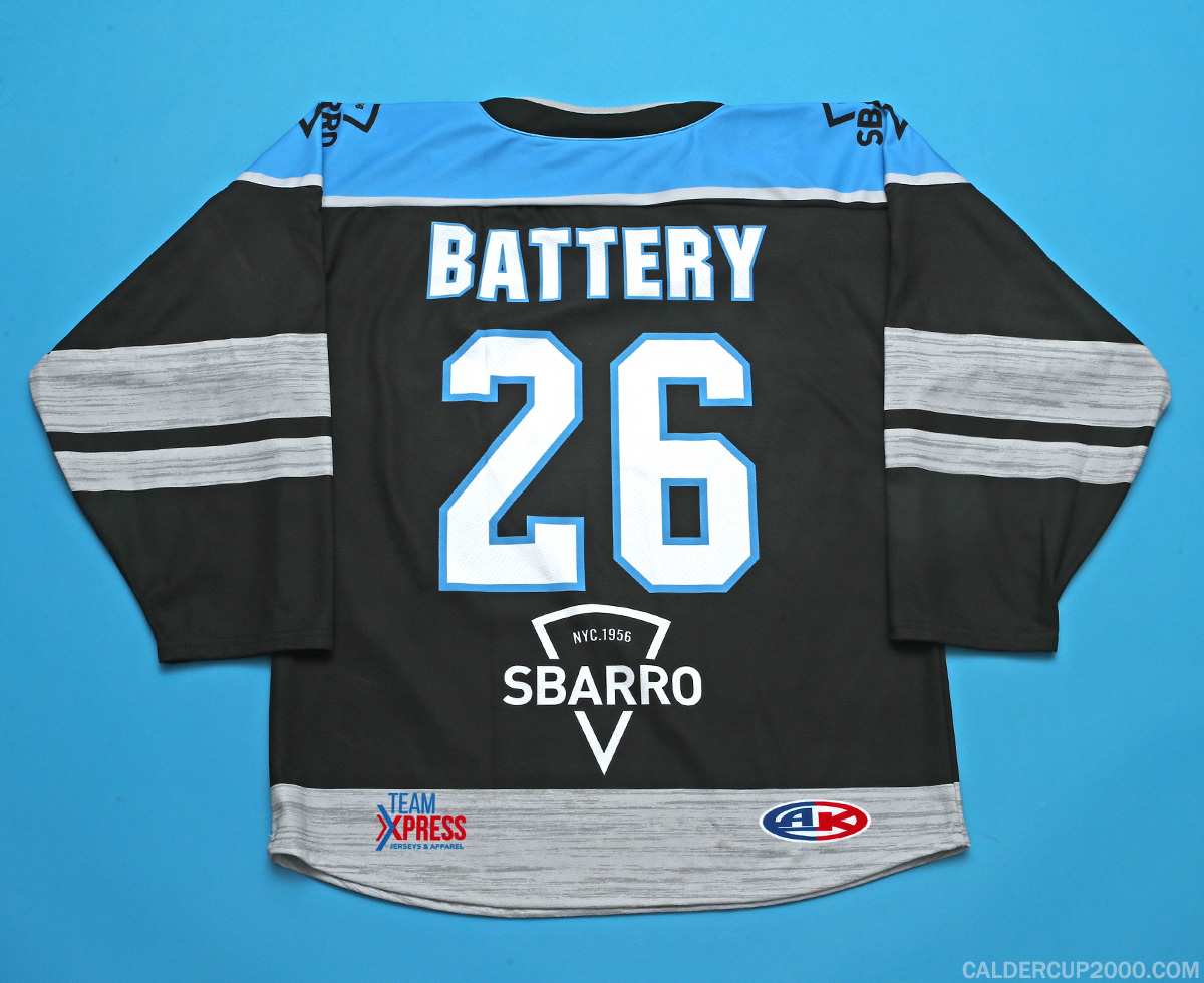 2024 game worn Henrik Rutsch Battery Sbarro Elite jersey