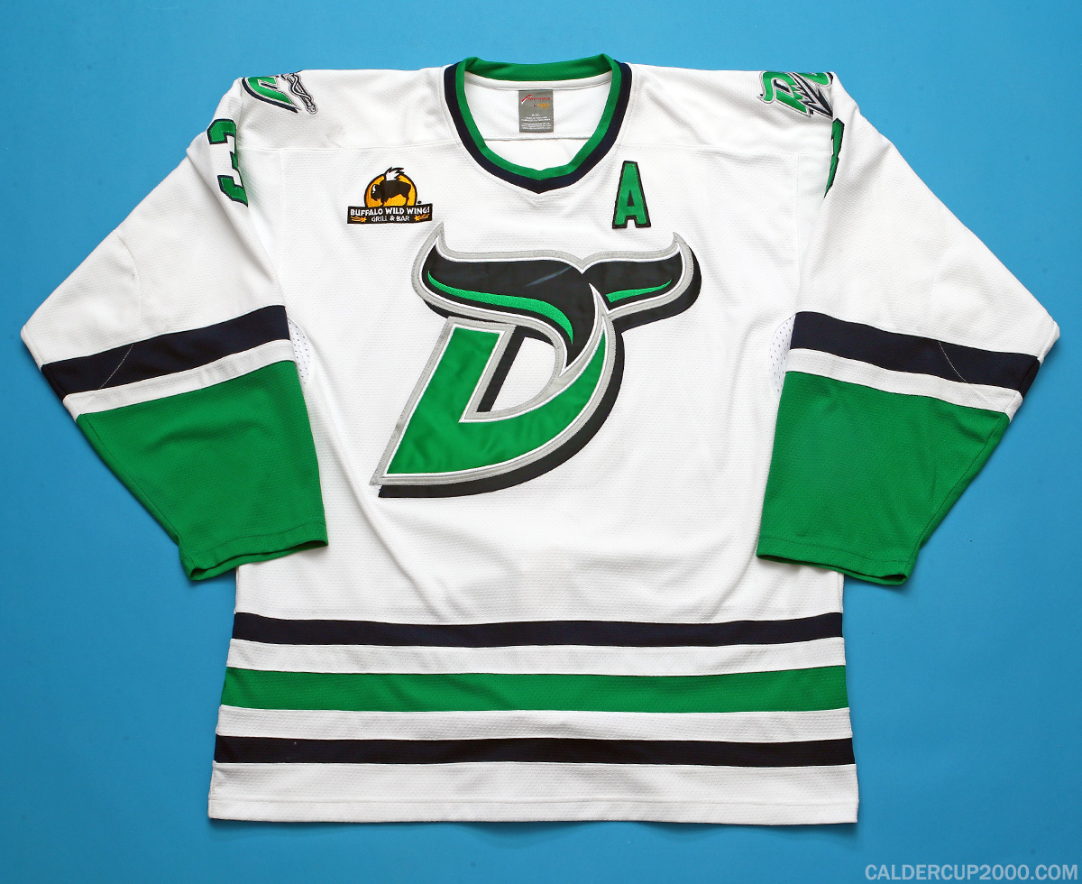 2011-2012 game worn Adam Blanchette Danbury Whalers jersey