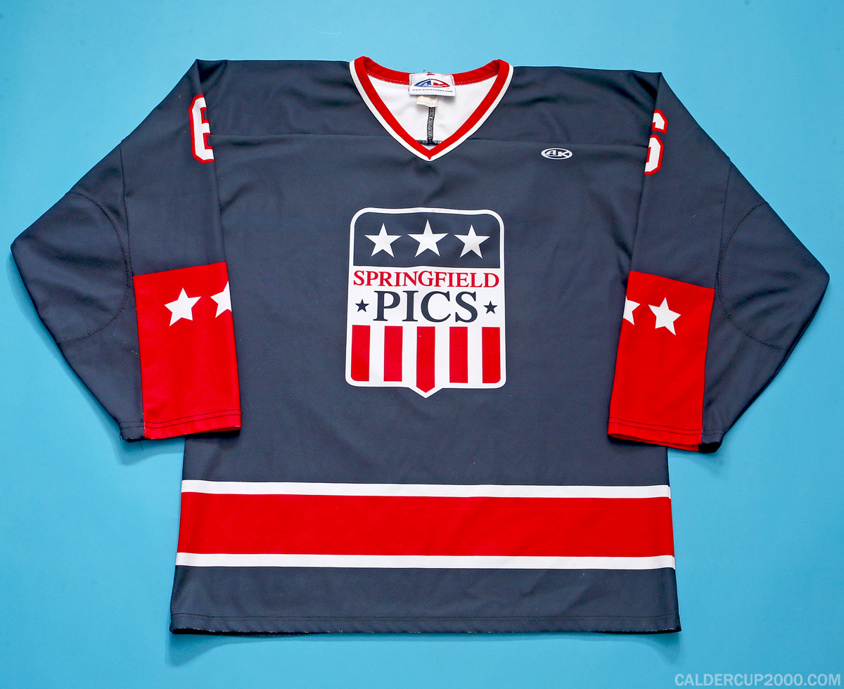 2020-2021 game worn Rylan Padelford Springfield Pics jersey 2020-2021 game worn Rylan Padelford Springfield Pics jersey