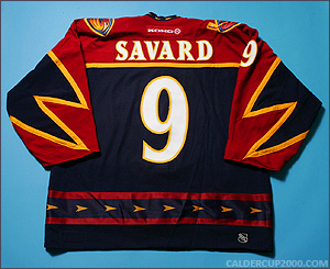 2003-2004 game worn Marc Savard Atlanta Thrashers jersey