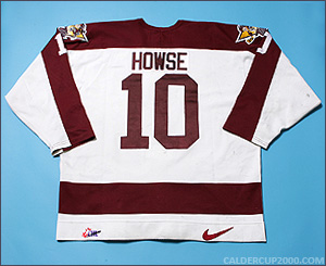 2002-2003 game worn Jon Howse Peterborough Petes jersey