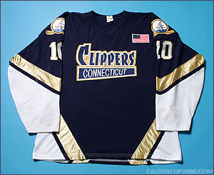 2006-2007 game worn Andrew Horowitz Connecticut Clippers jersey