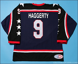 2006-2007 game worn Ryan Haggerty Atlantic Allstars jersey