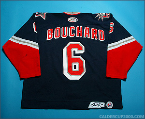 2002-2003 game worn Joel Bouchard Hartford Wolf Pack jersey