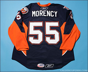 2007-2008 game worn Pascal Morency Bridgeport Sound Tigers jersey