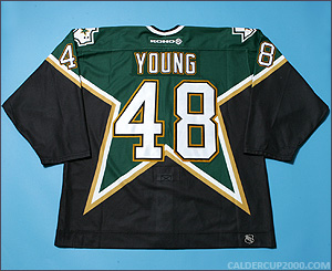 2002-2003 game worn Scott Young Dallas Stars jersey