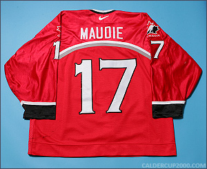 1998 game worn Bob Maudie Team Canada jersey