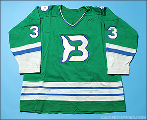 1982-1983 game worn Jeff Brownschidle Binghamton Whalers jersey