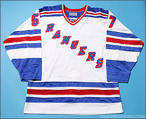1998-2000 game worn Burke Henry New York Rangers jersey
