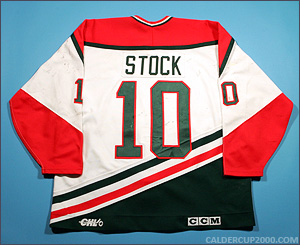 1997-1998 game worn Dean Stock Halifax Mooseheads jersey