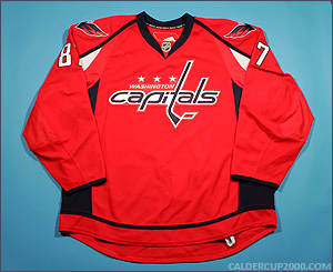 2008-2009 game worn Donald Brashear Washington Capitals jersey