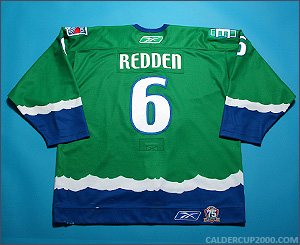 2010-2011 game worn Wade Redden Connecticut Whale jersey