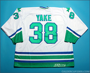 2011 game worn Terry Yake Hartford Whalers jersey