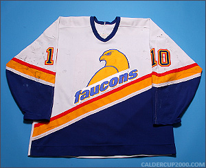 1996-1997 game worn Unknown Sherbrooke Faucons jersey