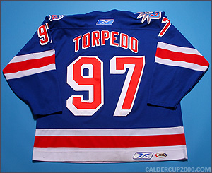2006-2007 game worn Torpedo Hartford Wolf Pack jersey