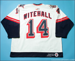 2000-2001 game worn Johan Witehall Hartford Wolf Pack jersey