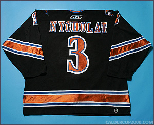 2005-2006 game worn Lawrence Nycholat Washington Capitals jersey