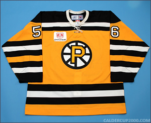 2005-2006 game worn Jonathan Sigalet Providence Bruins jersey