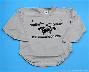 2014 game worn Duncan Rutsch CT Werewolves jersey