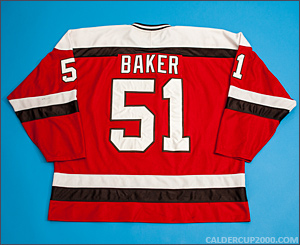 2011-2012 game worn Justin Baker St. Lawrence Saints jersey