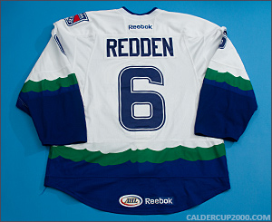 2011-2012 game worn Wade Redden Connecticut Whale jersey
