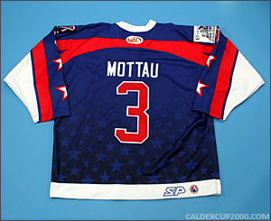 2002 game worn Mike Mottau PlanetUSA AHL All Stars jersey