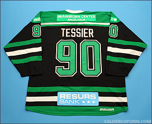 2013-2014 game worn Kelsey Tessier Rogle BK jersey
