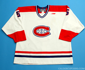 1998-1999 game worn Gennady Razin Fredericton Canadiens jersey