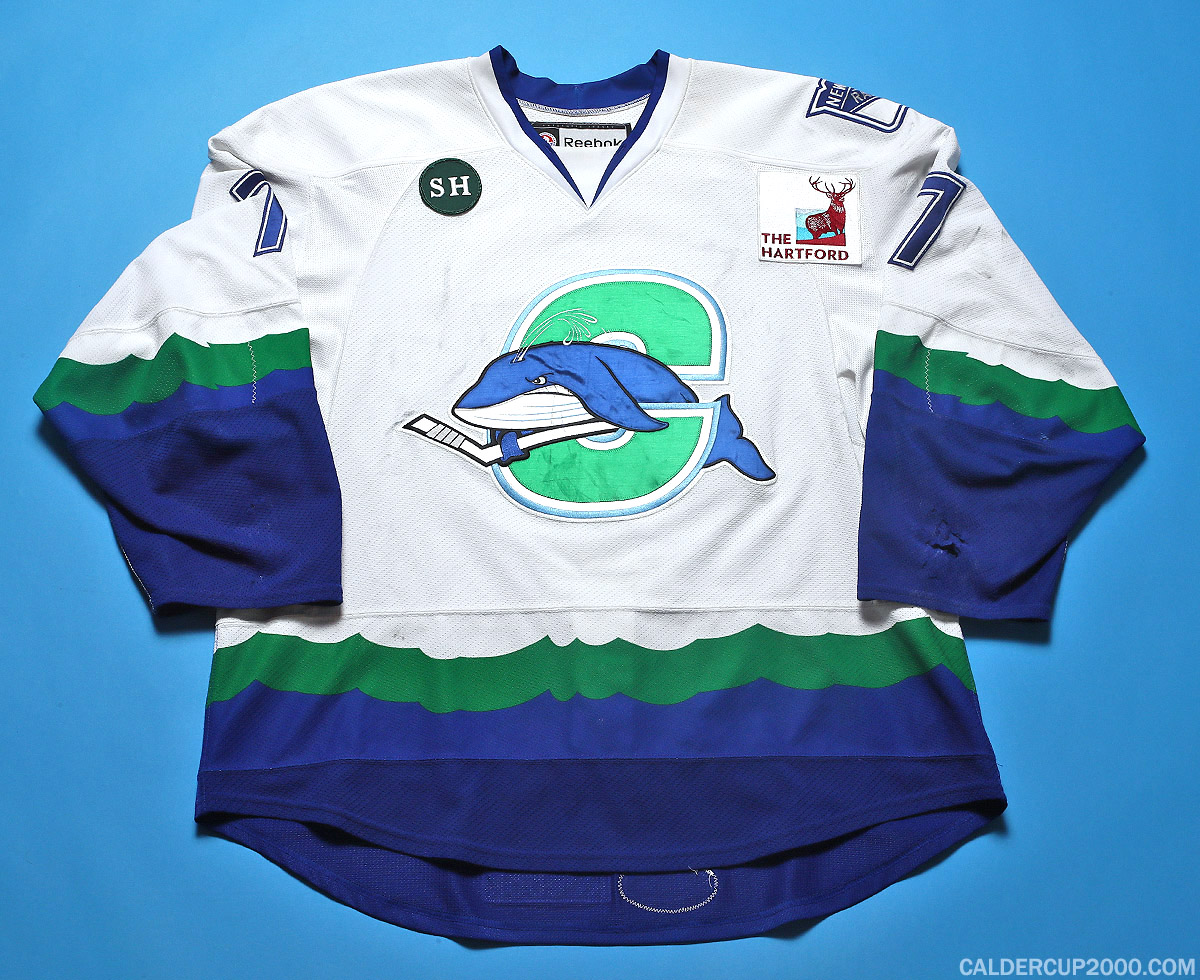 2012-2013 game worn Kyle Jean Connecticut Whale jersey