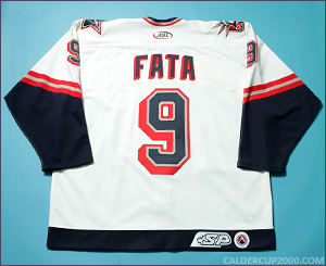 2002-2003 game worn Rico Fata Hartford Wolf Pack jersey