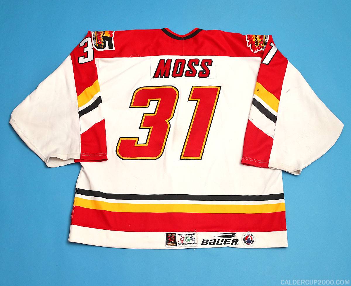 1997-1998 game worn Tyler Moss Saint John Flames jersey