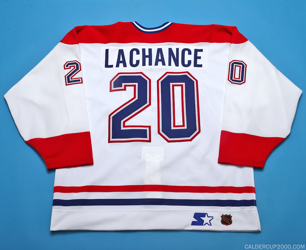 1998-1999 game worn Scott Lachance Montreal Canadiens jersey