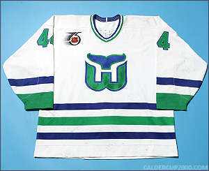 1991-1992 game worn Rob Brown Hartford Whalers jersey
